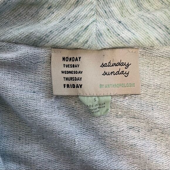 ANTHROPOLOGIE Saturday/Sunday Elsa Marled Pullover Wrap Sweater - Picture 5 of 8